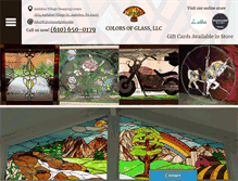 Tablet Screenshot of colorsofglass.com